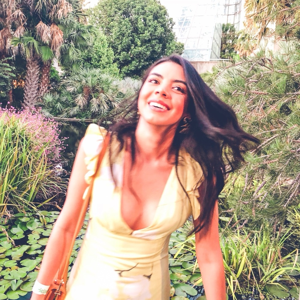 Free people Yellow Floral Maxi Dress